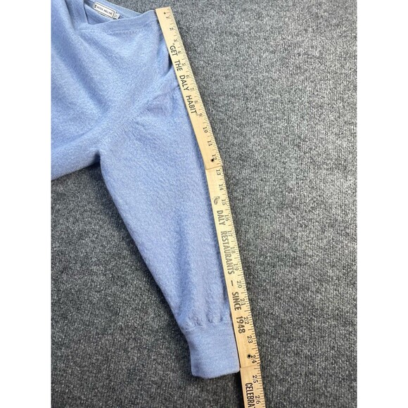 Peter Millar Sweater Womens XL Blue Merino Wool V-Neck Pinehurst Resort Golf - Picture 12 of 15